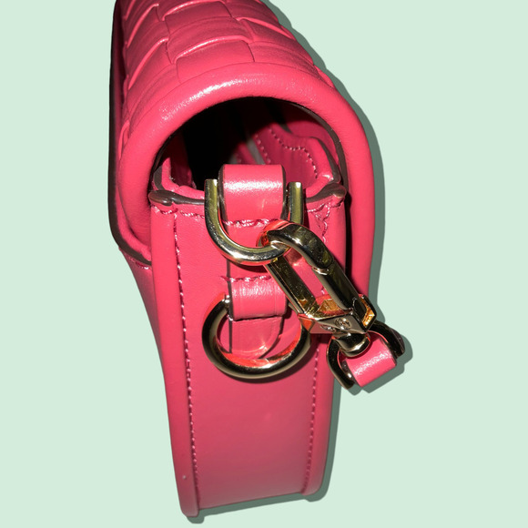 MICHAEL Michael Kors Small Bradshaw Woven Leather Shoulder Bag NWT - Picture 5 of 13